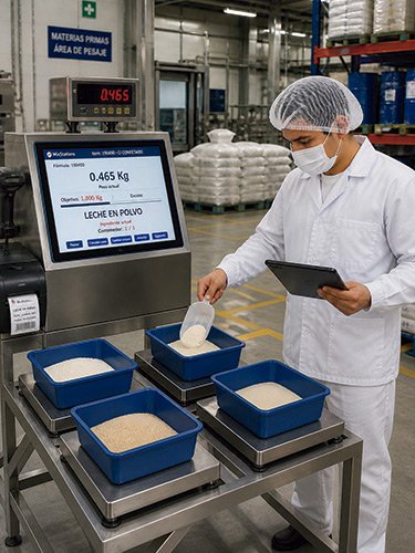 Controlar el error humano en el pesaje manual de ingredientes 4estaciones errorhumano