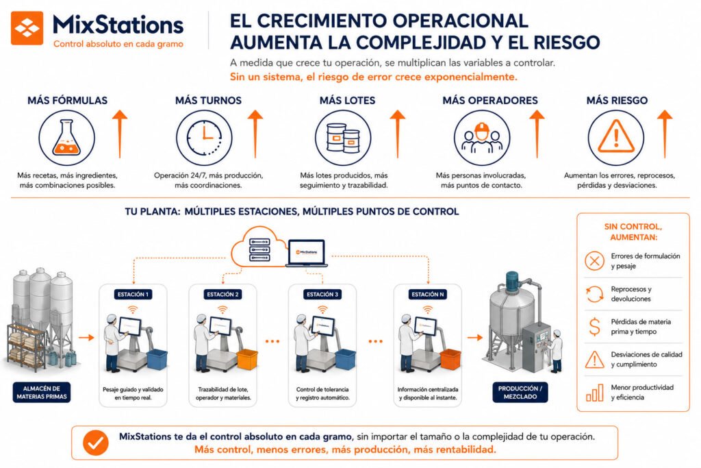 Buenas prácticas durante el pesaje manual de ingredientes disciplina operativa a gran escala